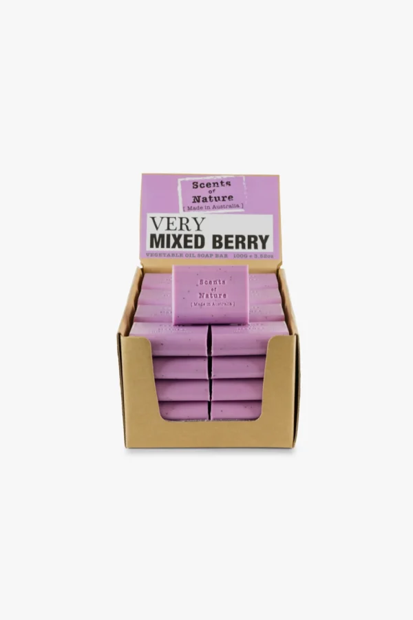 Bed & Bath-SCENTS OF NATURE ROUGH-CUT SOAP VERY MIXED BERRY