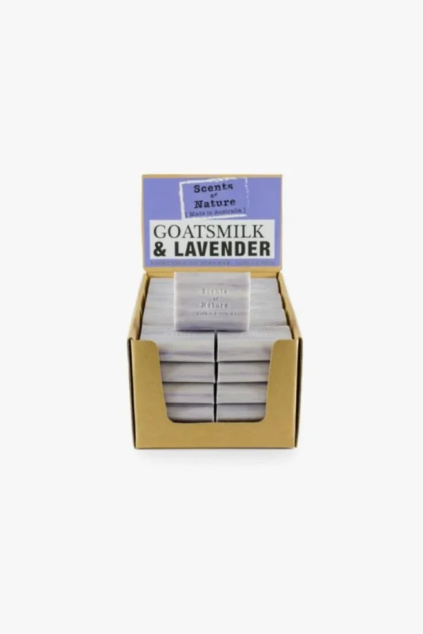 Bed & Bath-SCENTS OF NATURE ROUGH-CUT SOAP GOATS MILK & LAVENDER