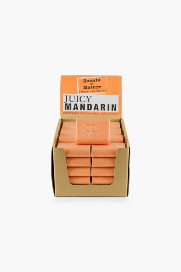 Bed & Bath-SCENTS OF NATURE ROUGH-CUT SOAP JUICY MANDARIN