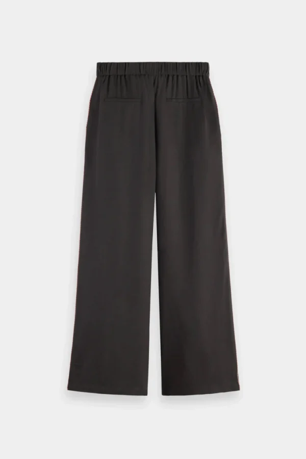 Pants-SCOTCH & SODA ELENI PIPING PANT EVENING BLACK