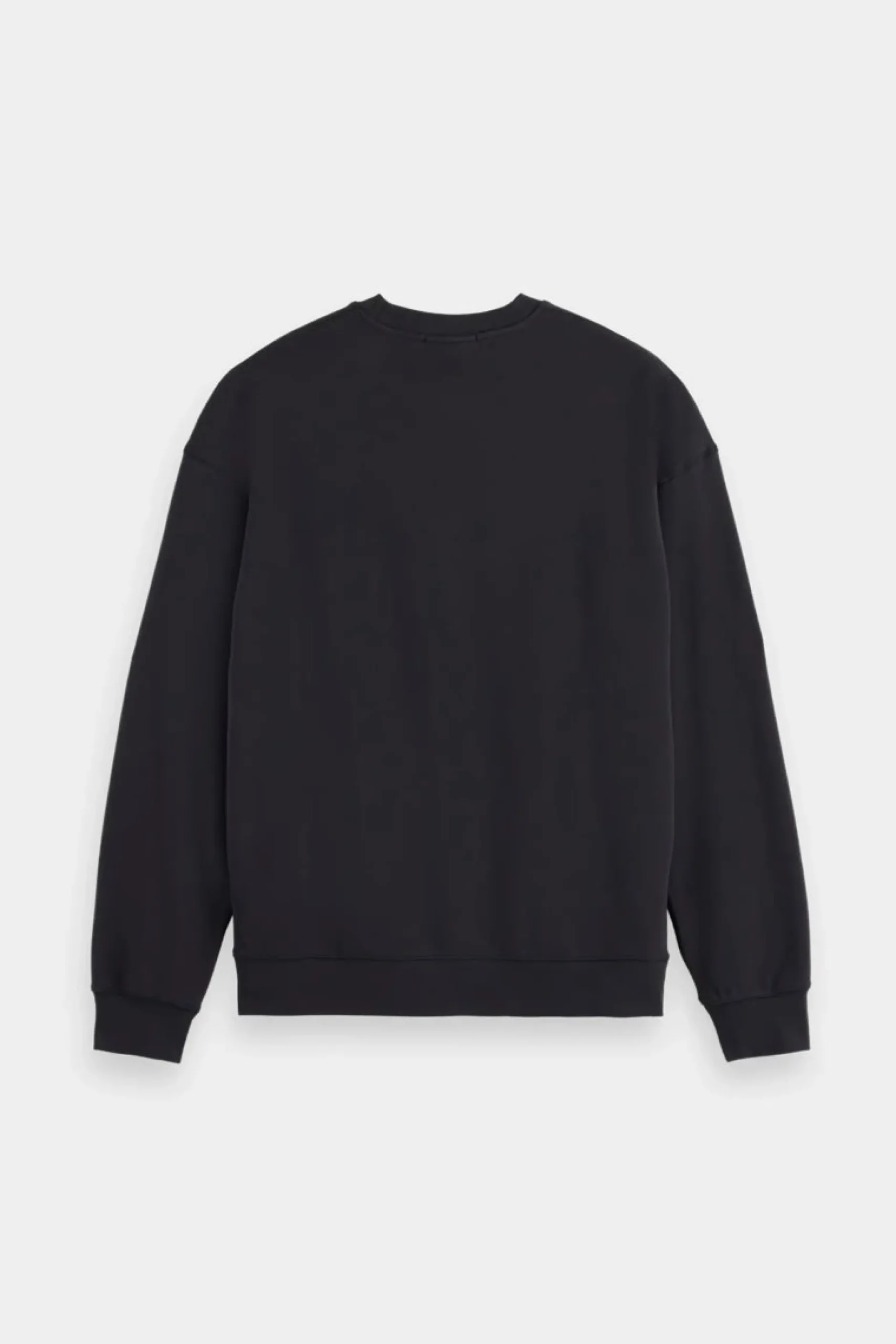 scotch__soda_essentials_l_1.webp Sweaters & Knitwear-SCOTCH & SODA ESSENTIALS LOGO SWEATSHIRT BLACK