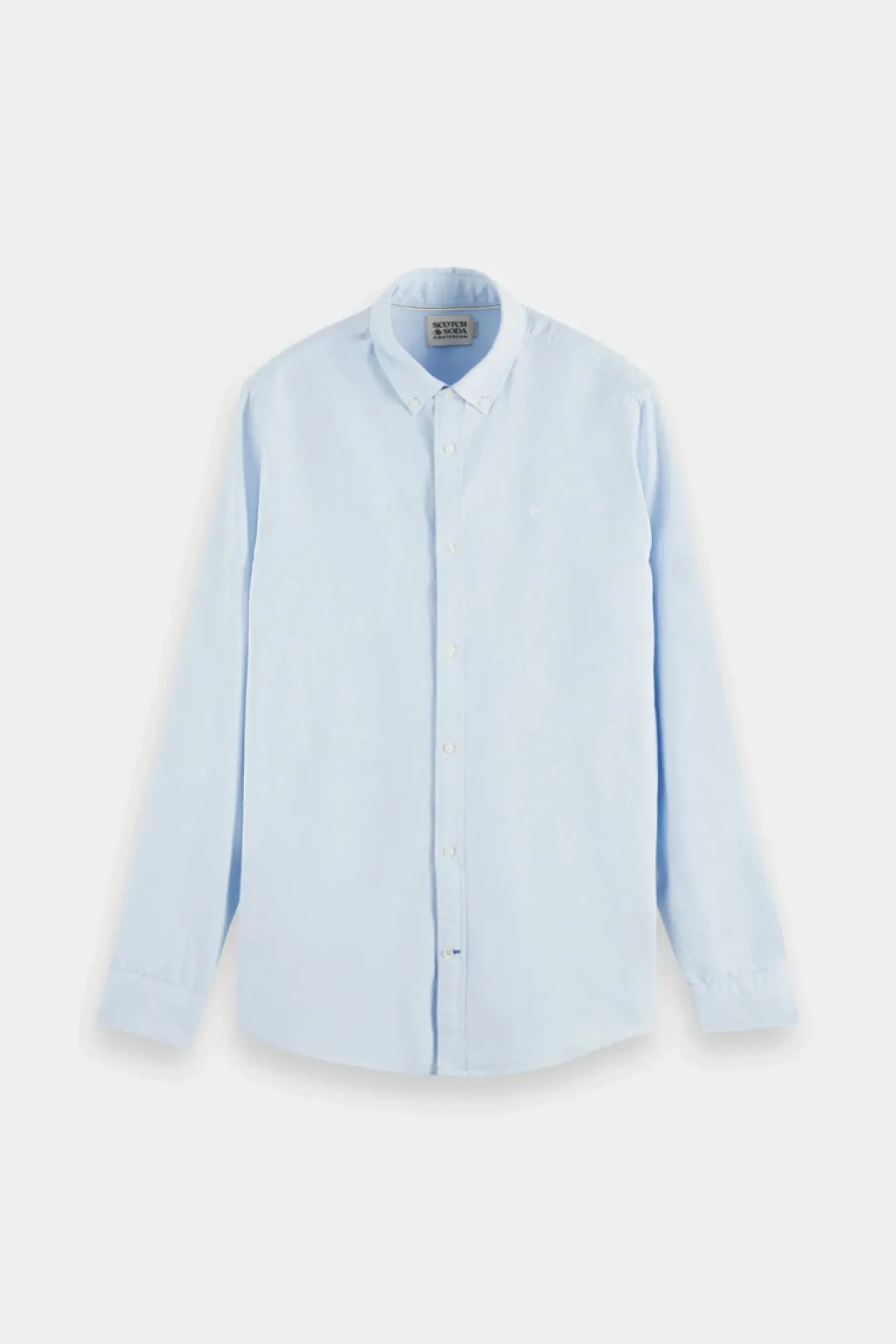 scotch__soda_essentials_o_0-3.webp Shirts-SCOTCH & SODA ESSENTIALS ORGANIC OXFORD SHIRT BLUE