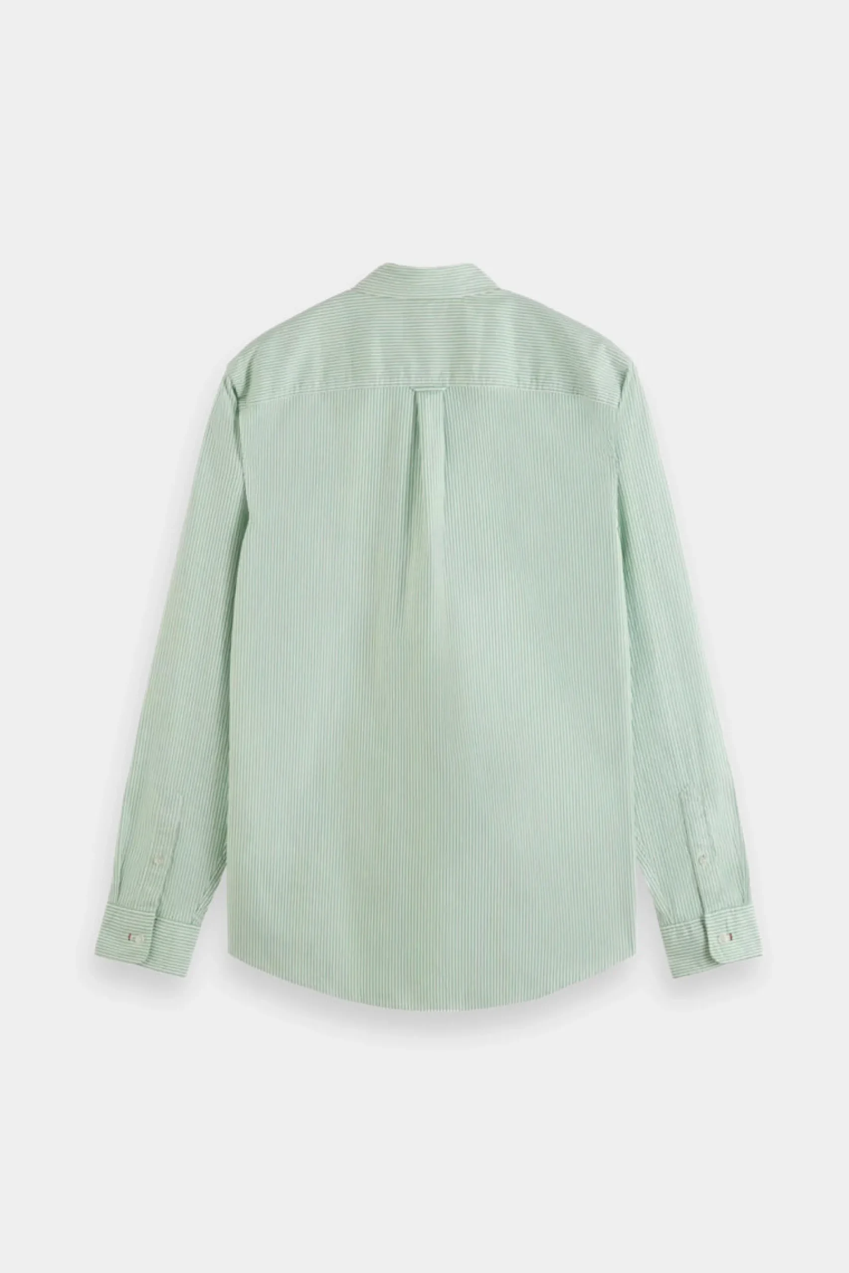 scotch__soda_essentials_o_1-2.webp Shirts-SCOTCH & SODA ESSENTIALS ORGANIC OXFORD STRIPE SHIRT SEAFOAM