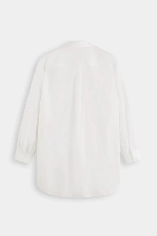 Shirts & Tops-SCOTCH & SODA EXTRA OVERSIZED SHIRT WHITE