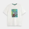Tees & Tanks-SCOTCH & SODA FRONT ARTWORK T-SHIRT WHITE
