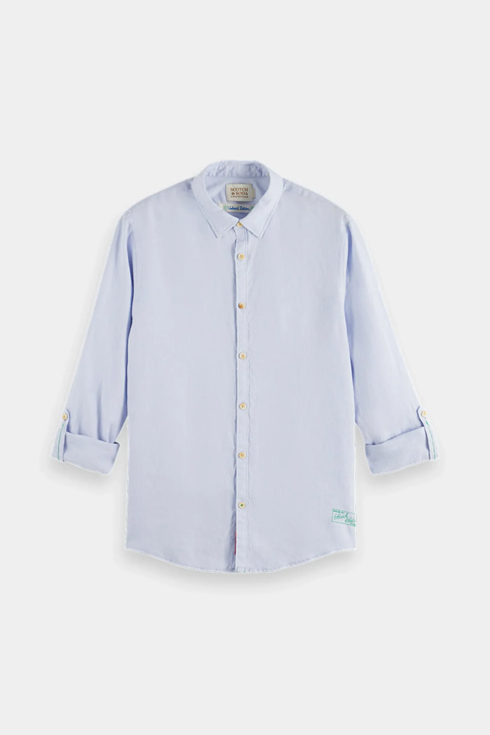 scotch__soda_linen_roll_u_0-1.webp Shirts-SCOTCH & SODA LINEN ROLL UP SHIRT BLUE