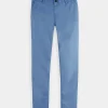 Pants-SCOTCH & SODA MOTT SLIM FIT CHINO MYSTIC BLUE