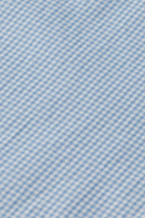 Shirts-SCOTCH & SODA POPLIN CHECK SHIRT BLUE CHECK