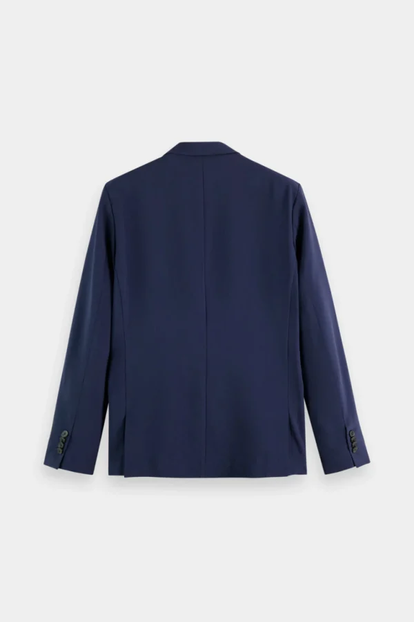 Coats & Jackets-SCOTCH & SODA SEERSUCKER BLAZER NIGHT PINSTRIPE