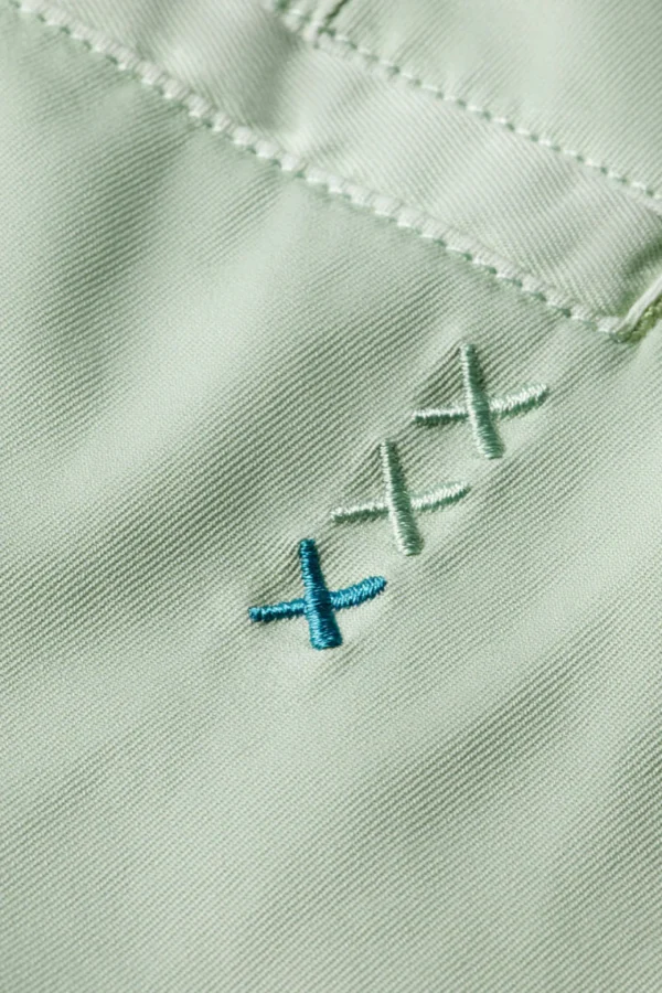 Shorts-SCOTCH & SODA STUART GARMENT DYED SHORT SEAFOAM