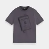 Tees & Tanks-SCOTCH & SODA THE BOOK PRINTED T-SHIRT MOODY GREY