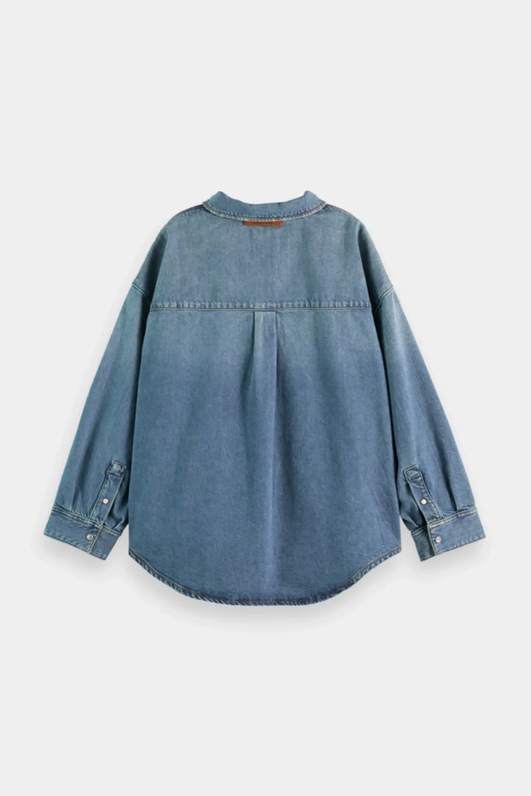 scotch__soda_vintage_wash_1.webp Shirts & Tops-SCOTCH & SODA VINTAGE WASHED DENIM OVERSHIRT FRISCO NIGHTS