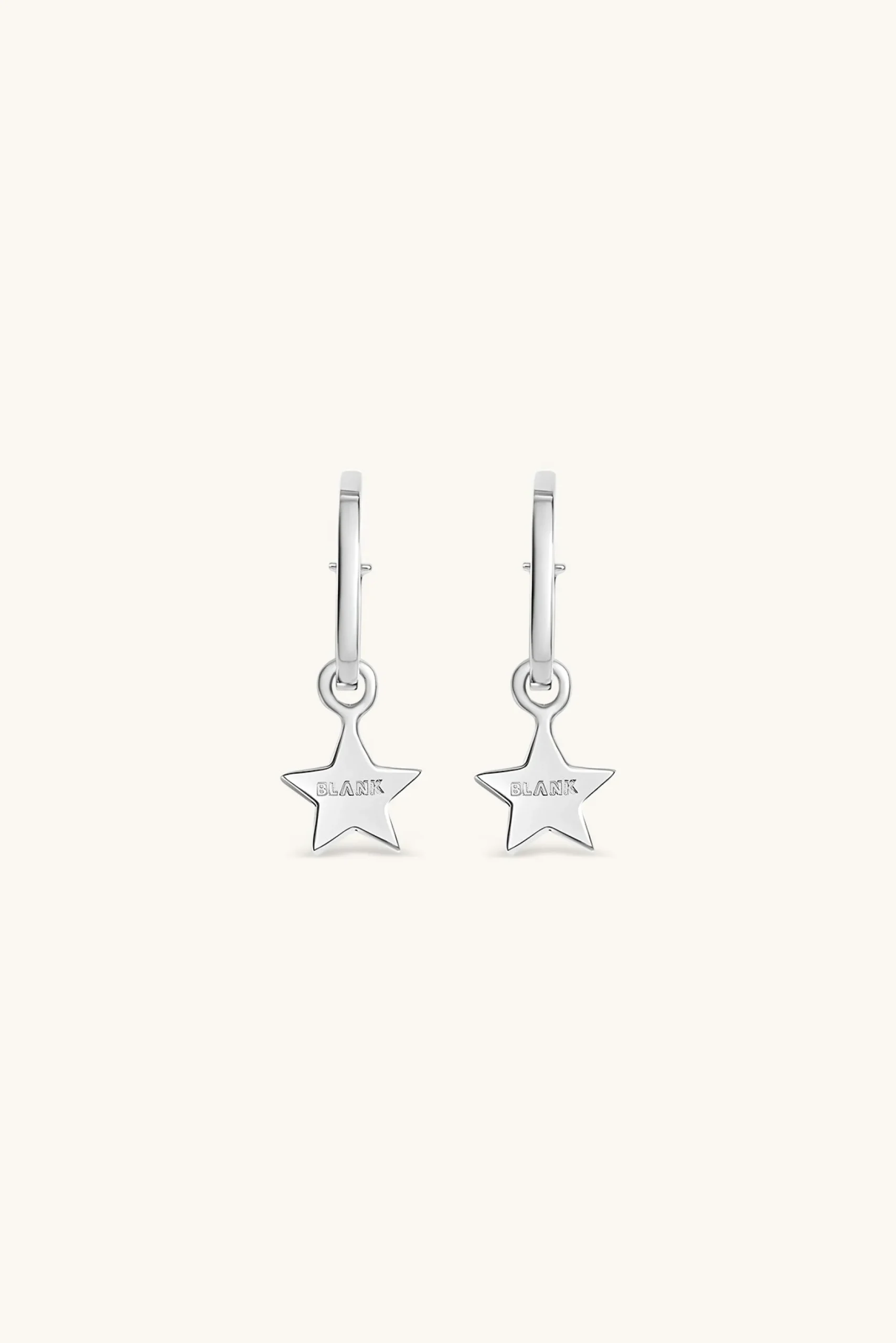 star_hoop_earrings_0.webp 925 Sterling Silver | Jewellery-BLANK SPACE. STAR HOOP EARRINGS