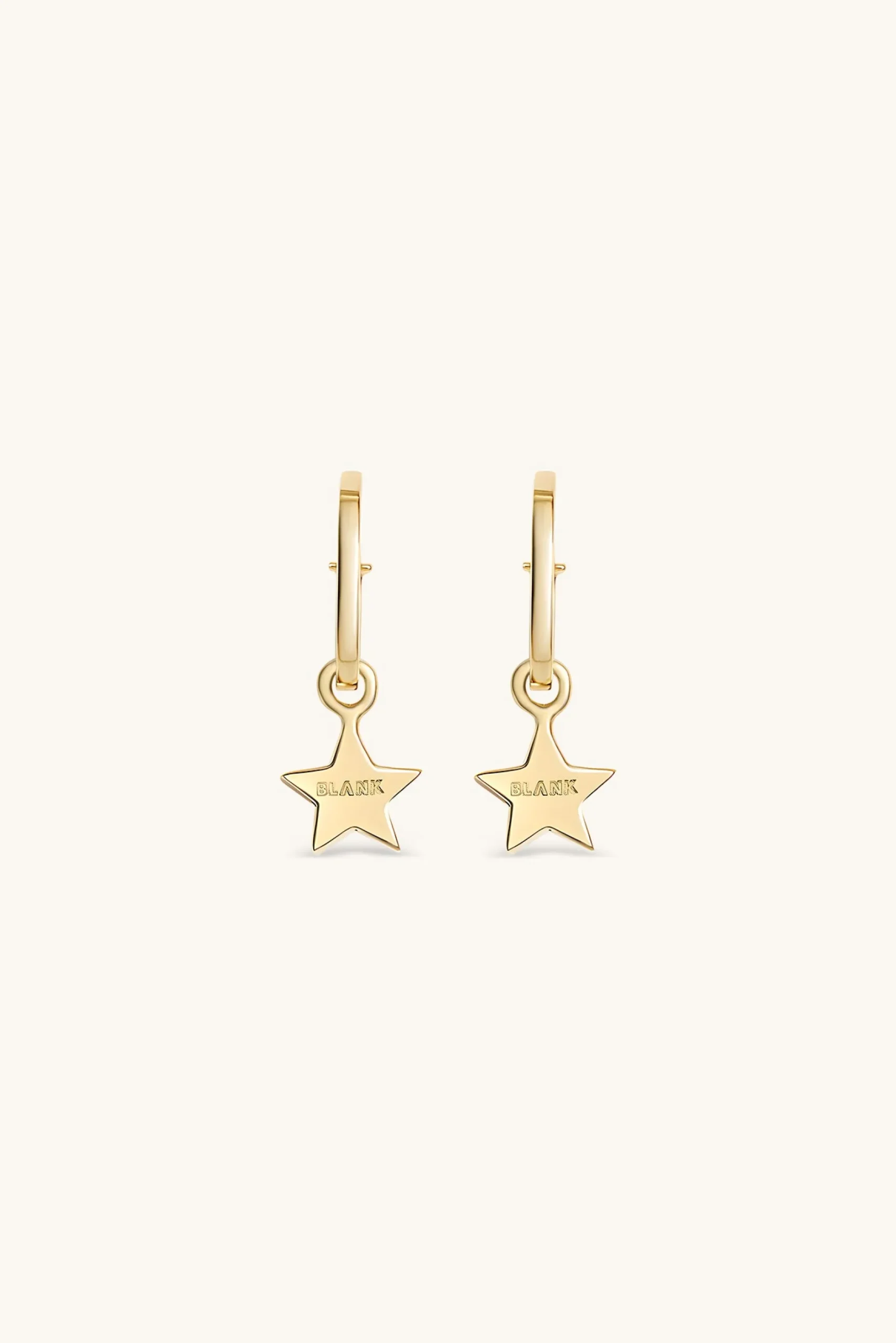 star_hoop_earrings_kt_gol_0.webp 18Kt Gold Plated | Jewellery-BLANK SPACE. STAR HOOP EARRINGS 18KT GOLD