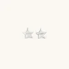 925 Sterling Silver | Jewellery-BLANK SPACE. STAR STUD EARRINGS