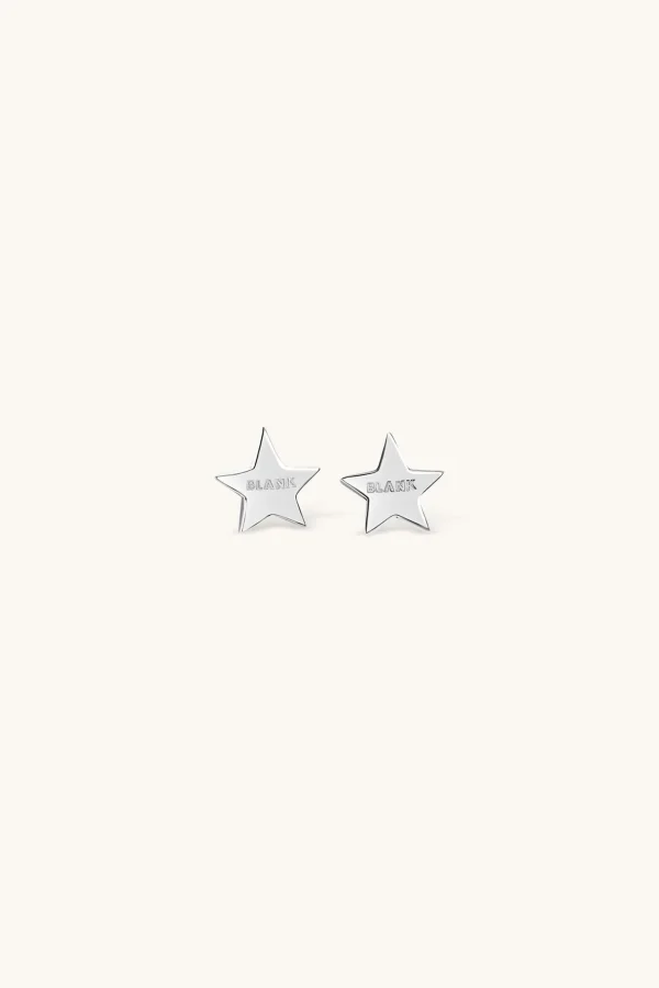 925 Sterling Silver | Jewellery-BLANK SPACE. STAR STUD EARRINGS