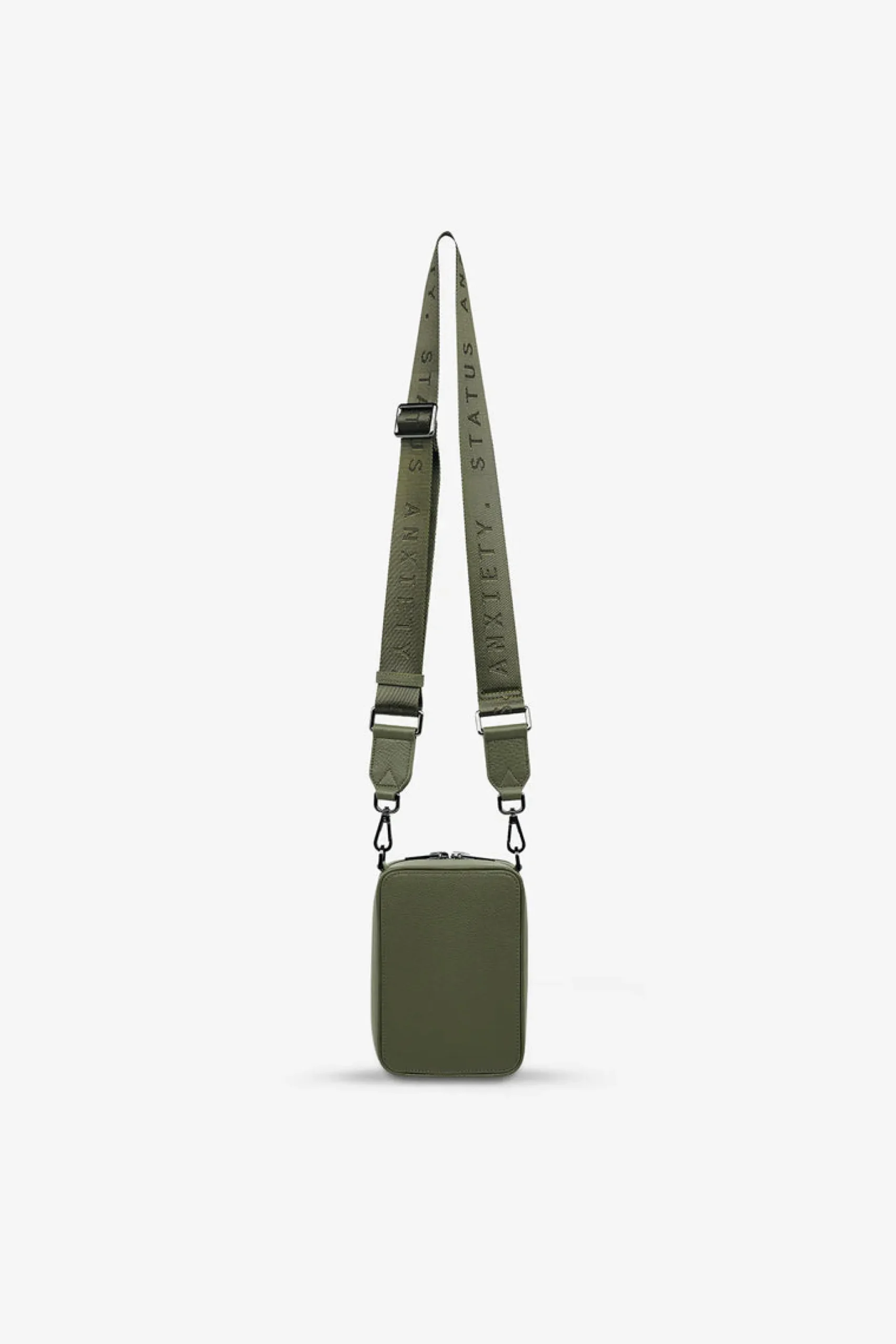 status_anxiety_good_life__1.webp Bags & Wallets-STATUS ANXIETY. GOOD LIFE KHAKI