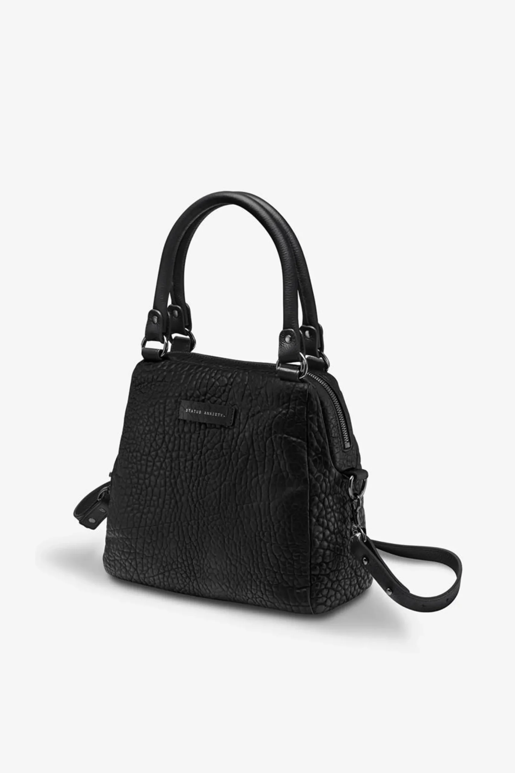 status_anxiety_last_mount_2.webp Bags & Wallets-STATUS ANXIETY. LAST MOUNTAINS BLACK BUBBLE