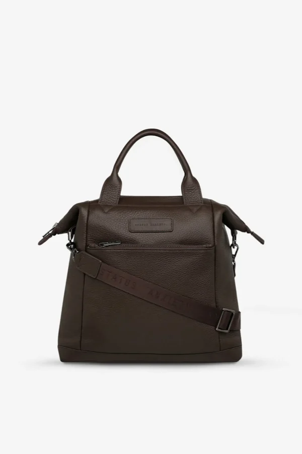 Bags & Wallets-STATUS ANXIETY. MINI WAVES COCOA