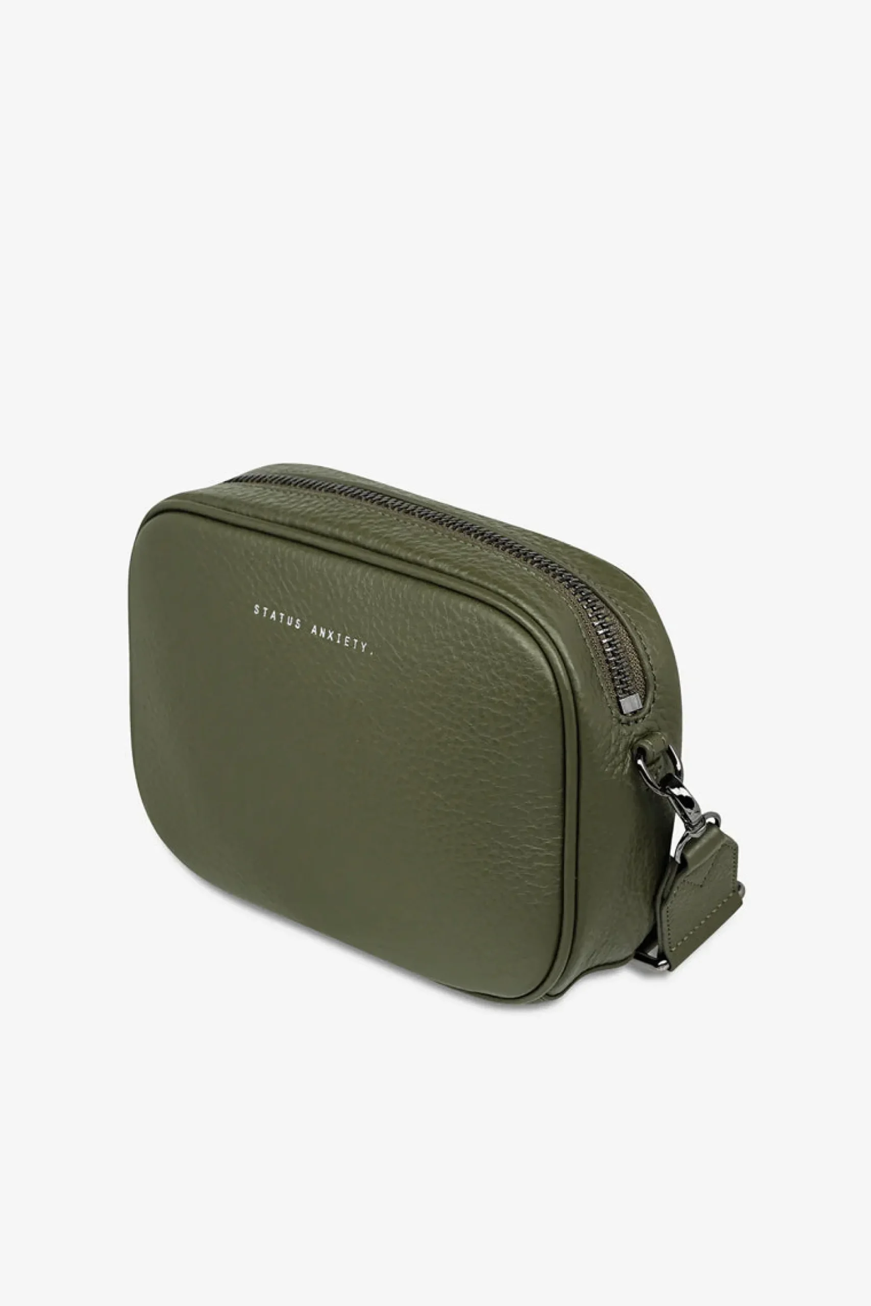 status_anxiety_plunder_wi_2-3.webp Bags & Wallets-STATUS ANXIETY. PLUNDER WITH WEBBED STRAP KHAKI