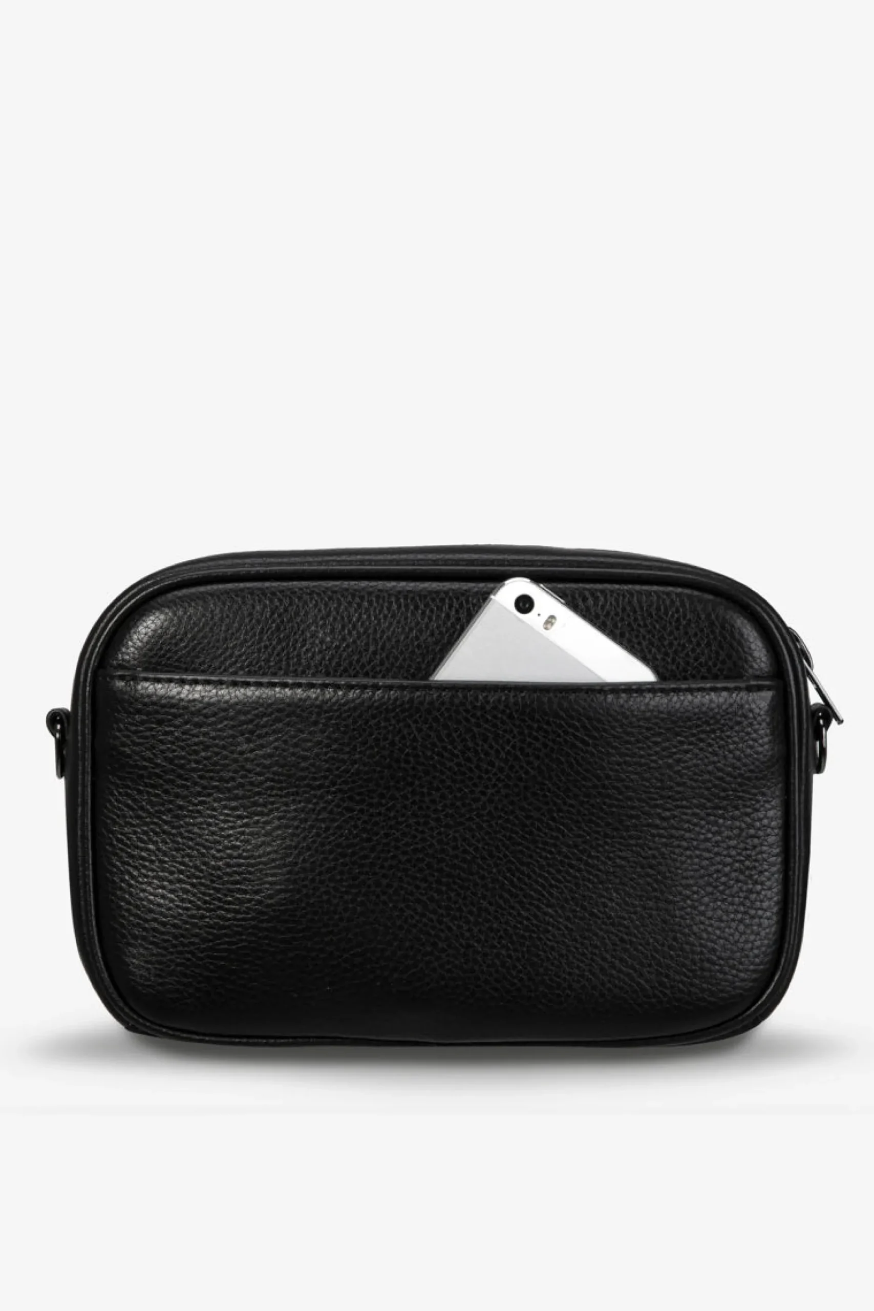 status_anxiety_plunder_wi_2-4.webp Bags & Wallets-STATUS ANXIETY. PLUNDER WITH WEBBED STRAP BLACK