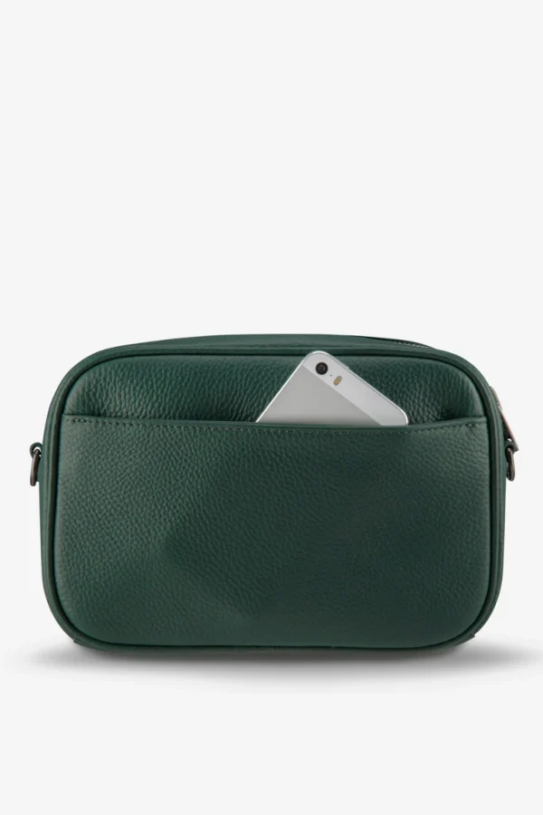 Bags & Wallets-STATUS ANXIETY. PLUNDER WITH WEBBED STRAP GREEN