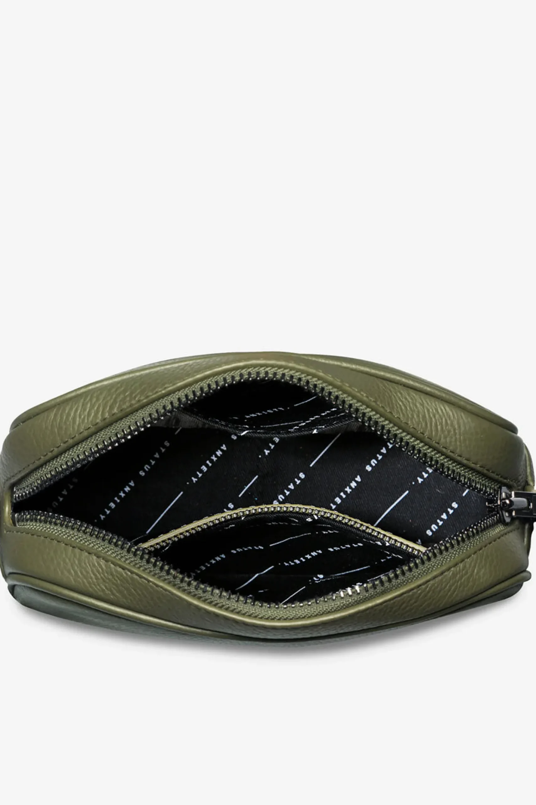 status_anxiety_plunder_wi_3-3.webp Bags & Wallets-STATUS ANXIETY. PLUNDER WITH WEBBED STRAP KHAKI