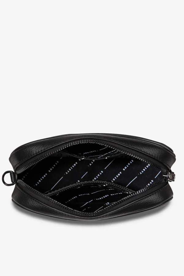 Bags & Wallets-STATUS ANXIETY. PLUNDER WITH WEBBED STRAP BLACK