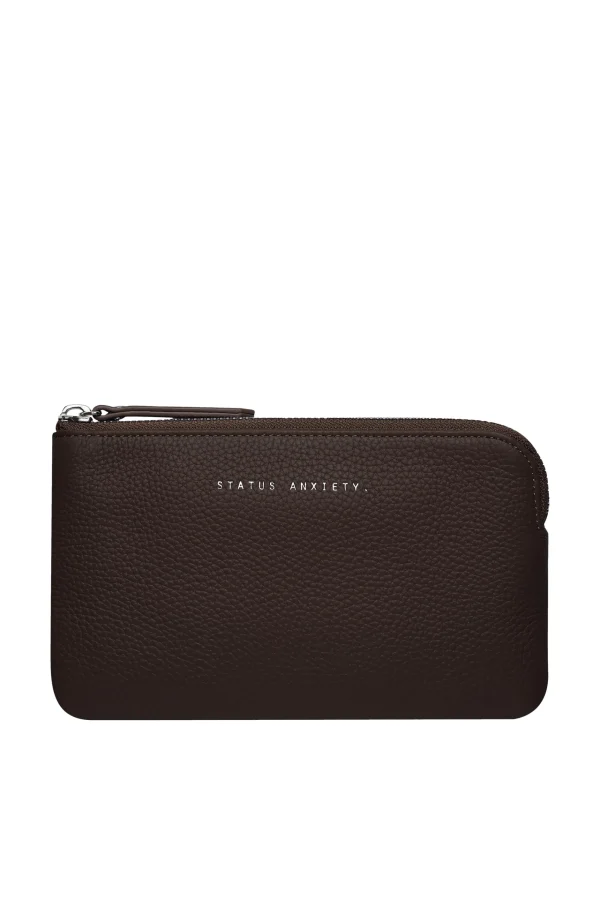 Bags & Wallets-STATUS ANXIETY. SMOKE AND MIRRORS COCOA