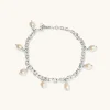 Freshwater Pearls | 925 Sterling Silver-BLANK SPACE. STRING OF PEARLS BRACELET