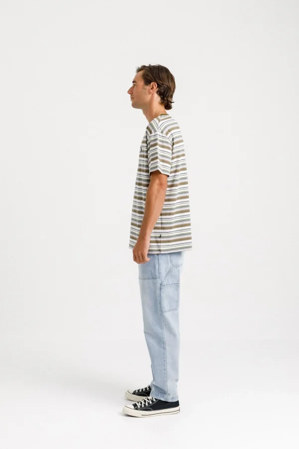 Tees & Tanks-THING THING AMPLE TEE EARTH STRIPE