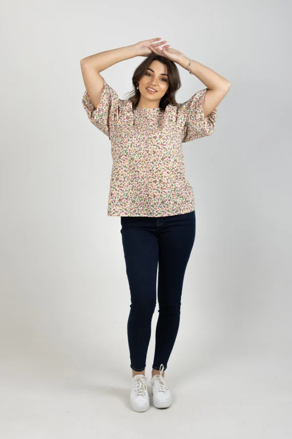 Shirts & Tops-THING THING AMY TOP - COSMO