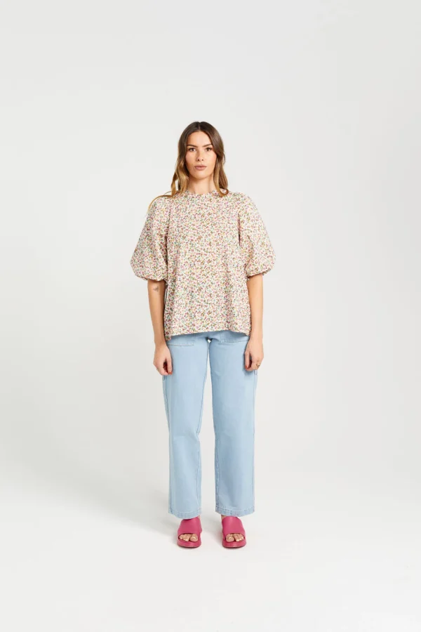 Shirts & Tops-THING THING AMY TOP - COSMO