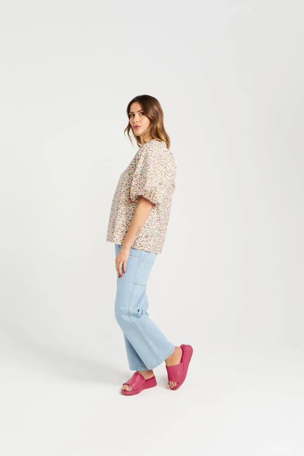 Shirts & Tops-THING THING AMY TOP - COSMO