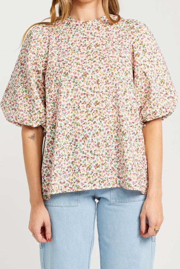 Shirts & Tops-THING THING AMY TOP - COSMO