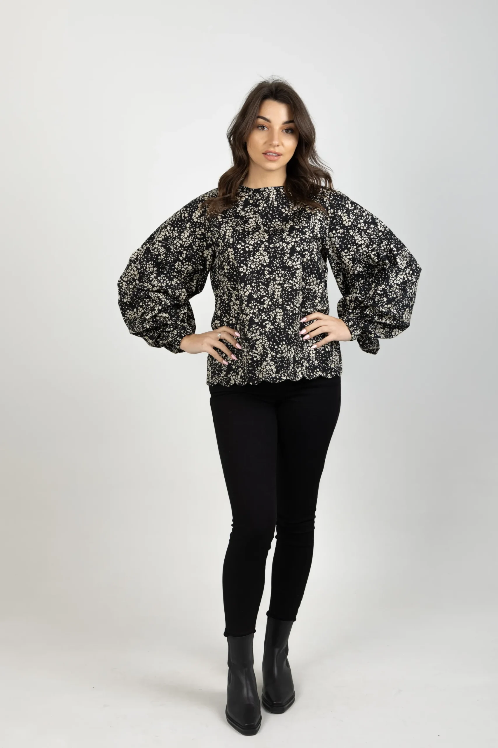 thing_thing_billow_top_da_2.webp Shirts & Tops-THING THING BILLOW TOP DARK DITSY