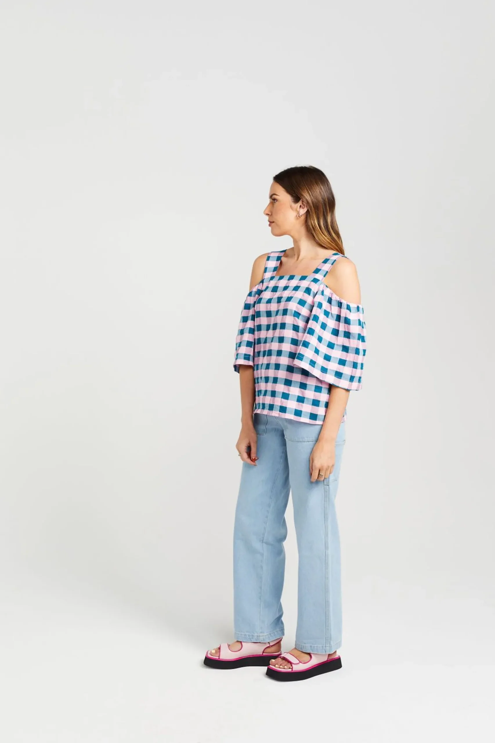 thing_thing_cut_away_top__4.webp Shirts & Tops-THING THING CUT AWAY TOP TEAL CANDY