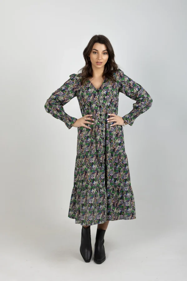 Dresses-THING THING HAPPINESS DRESS BLOOMY