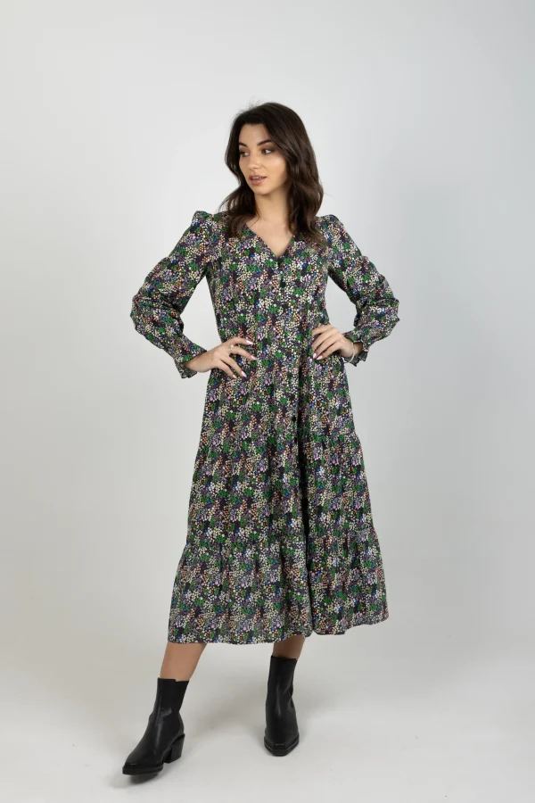 Dresses-THING THING HAPPINESS DRESS BLOOMY
