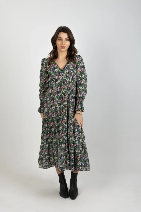 Dresses-THING THING HAPPINESS DRESS BLOOMY