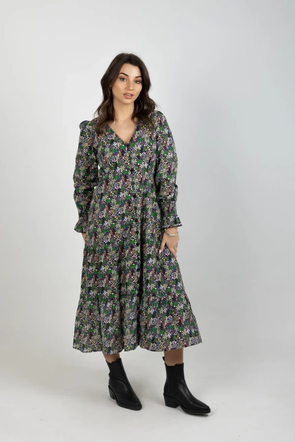 Dresses-THING THING HAPPINESS DRESS BLOOMY