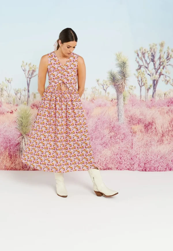 Dresses-THING THING KIPPAH DRESS POSY