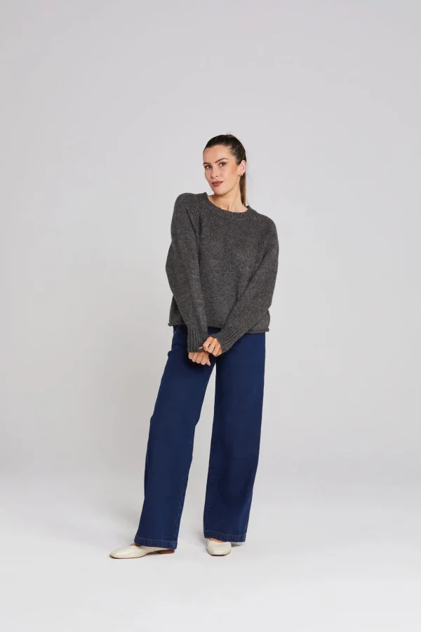 Sweaters & Knitwear-THING THING LILO JUMPER ONYX