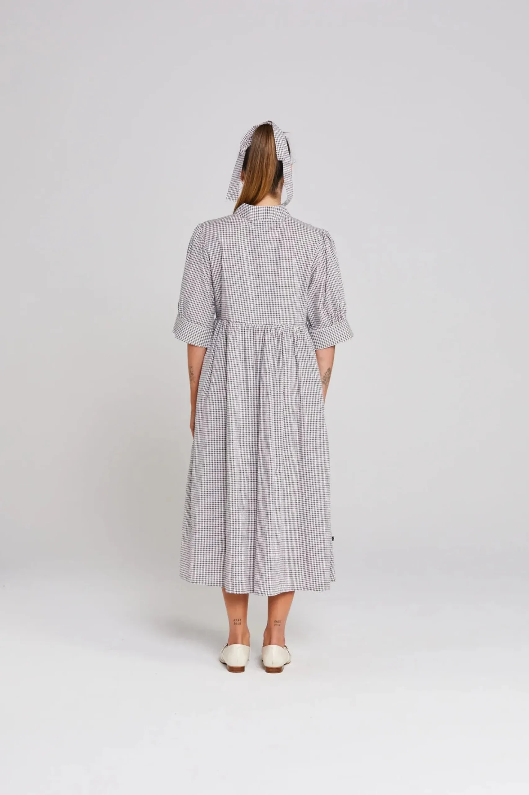 thing_thing_nightfall_dre_5.webp Dresses-THING THING NIGHTFALL DRESS MIDNIGHT CHECKERS