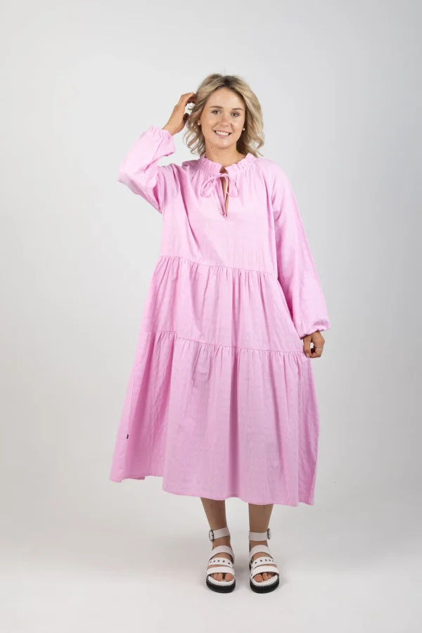 Dresses-THING THING PARADISE DRESS CANDY