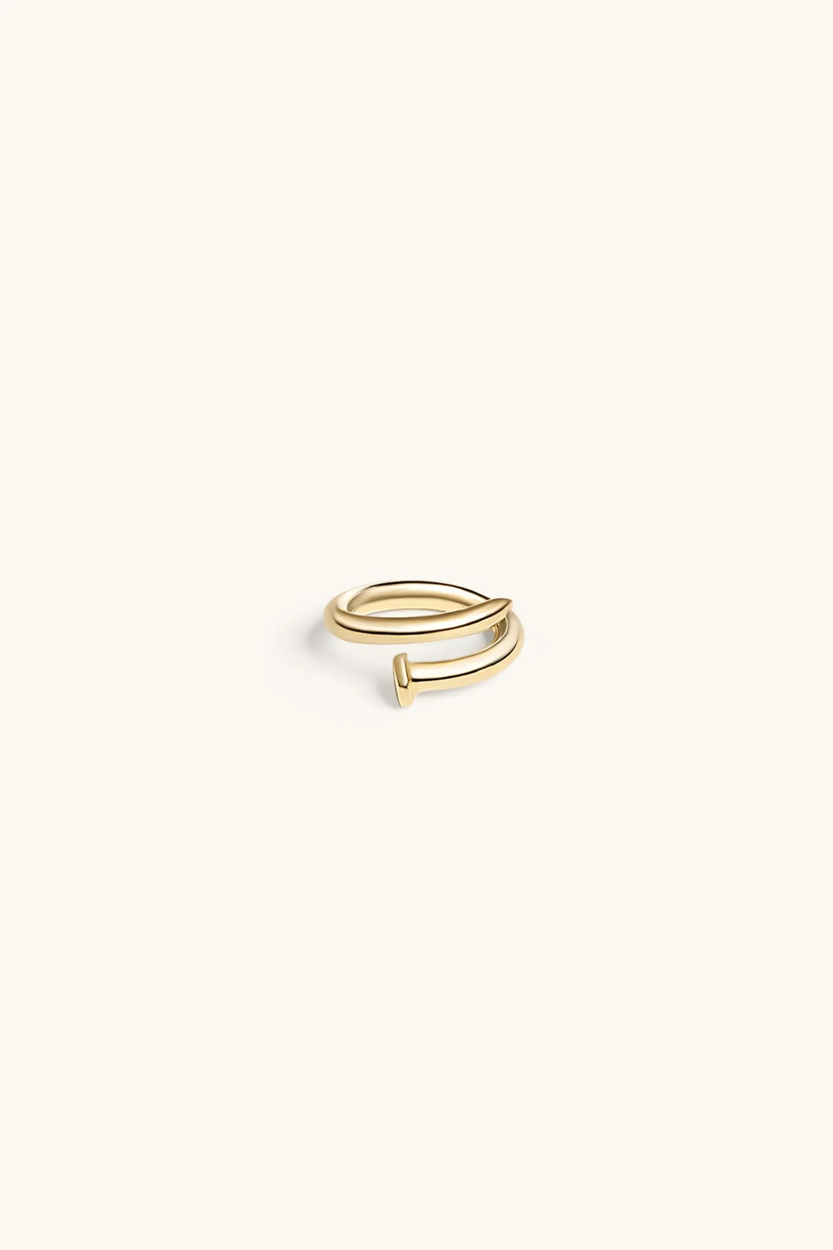 twisted_nail_ring_kt_gold_1.webp 18Kt Gold Plated | Jewellery-BLANK SPACE. TWISTED NAIL RING 18KT GOLD