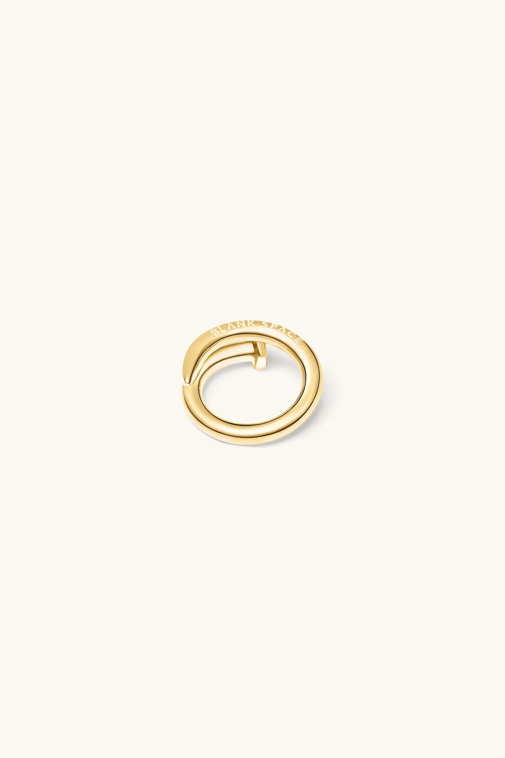 twisted_nail_ring_kt_gold_2.webp 18Kt Gold Plated | Jewellery-BLANK SPACE. TWISTED NAIL RING 18KT GOLD