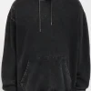 Sweaters & Knitwear-VOLCOM ACID WALL PULLOVER HOOD - BLACK