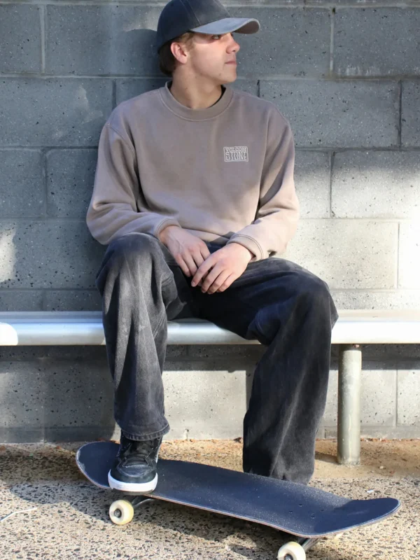 Sweaters & Knitwear-VOLCOM BACKWASH CREW TEAK