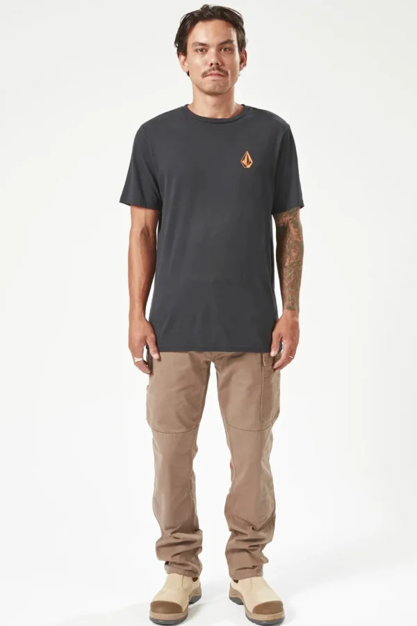 Pants-VOLCOM CALIPER WORK PANT - BRINDLE